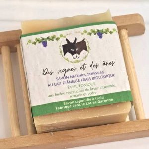 savon au lait d'ânesse éveil tonique vrac et local allemans