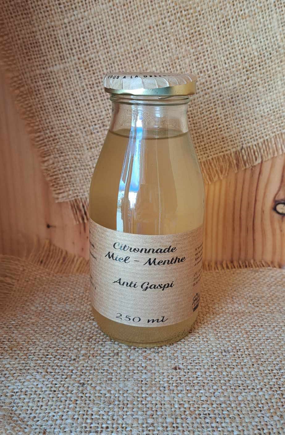 citronnade miel menthe 250 ml sains et saufs vrac et local allemans