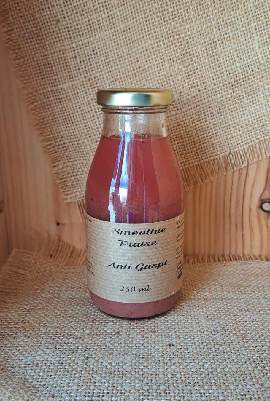 smoothie fraises 250 ml sains et saufs vrac et local allemans