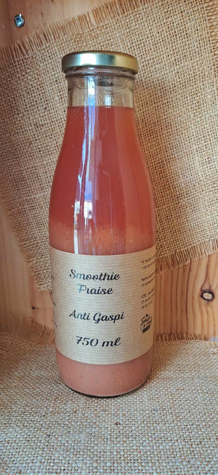 smoothie fraise 750 ml sains et saufs vrac et local allemans