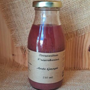 smoothie framboise 250 ml sains et saufs vrac et local allemans