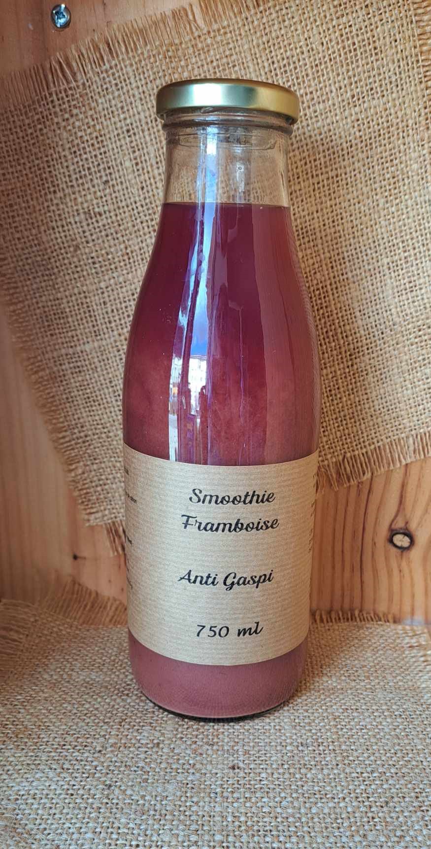 smoothie framboise 750 ml sains et saufs vrac et local allemans