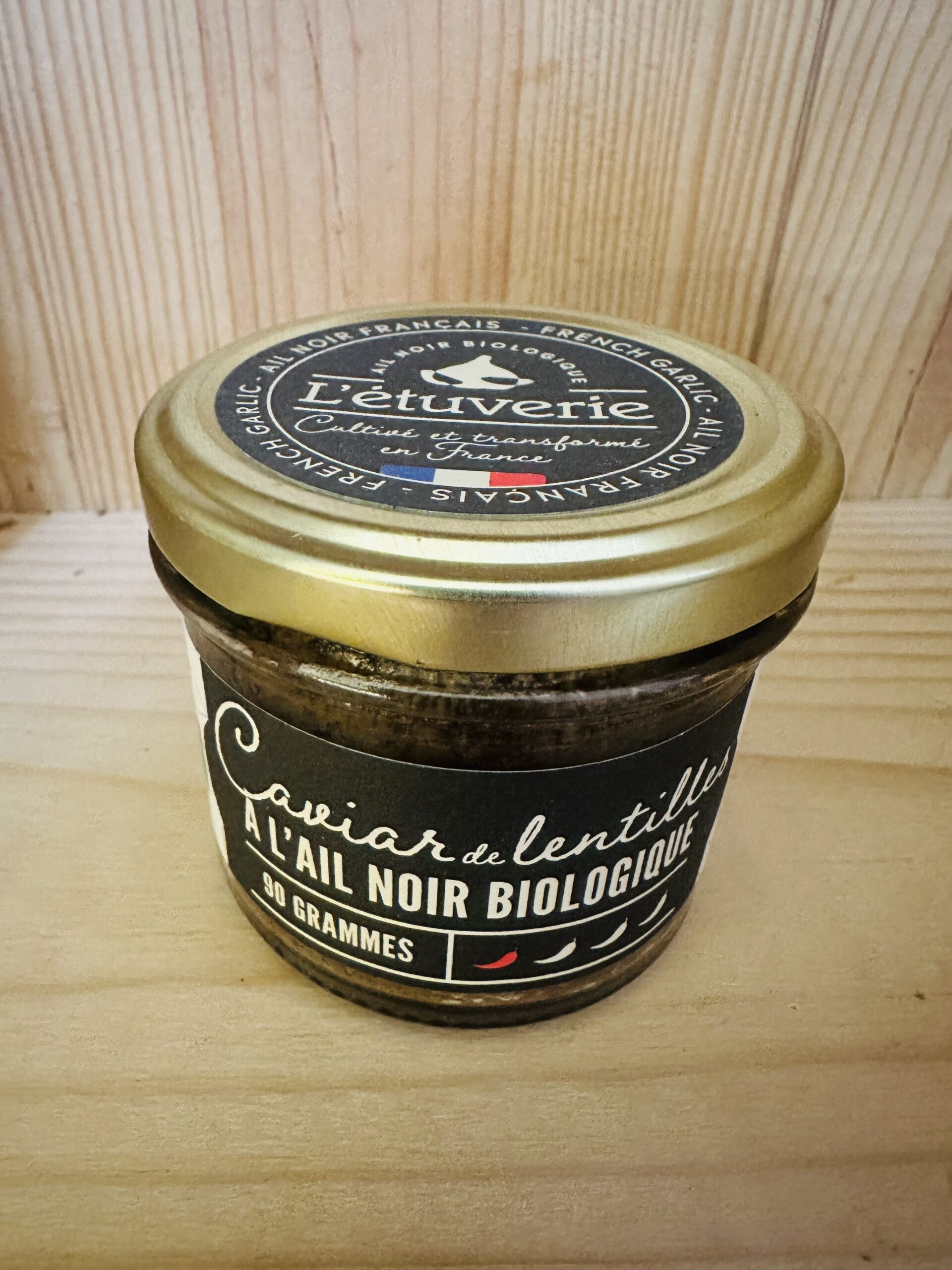 Caviar de lentilles à l'ail noir L'étuverie Vrac et Local Allemans