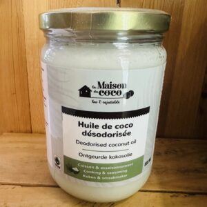 Huilde de coco désodorisée La maison du coco Vrac et Local Allemans