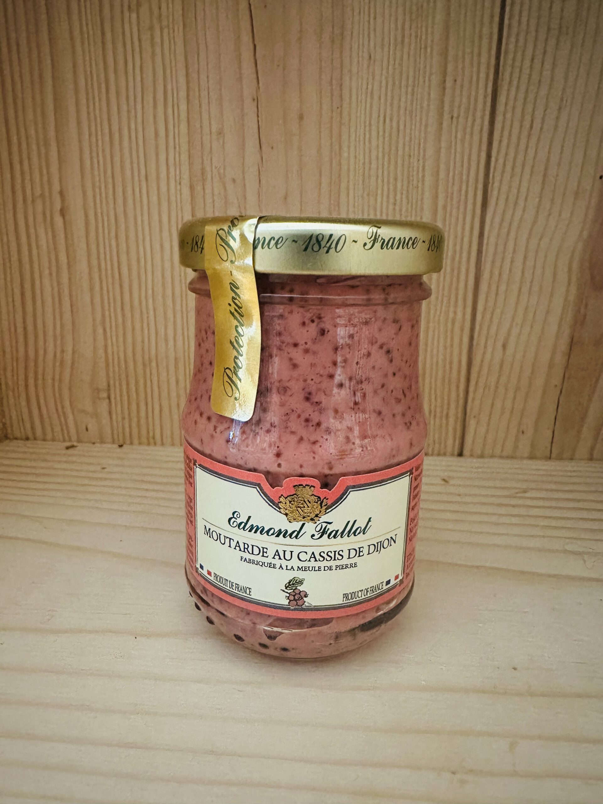 Moutarde au Cassis Edmond Fallot Vrac et Local Allemans