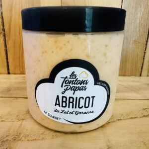 Sorbet Abricot les Tontons Papas Vrac et Local Allemans